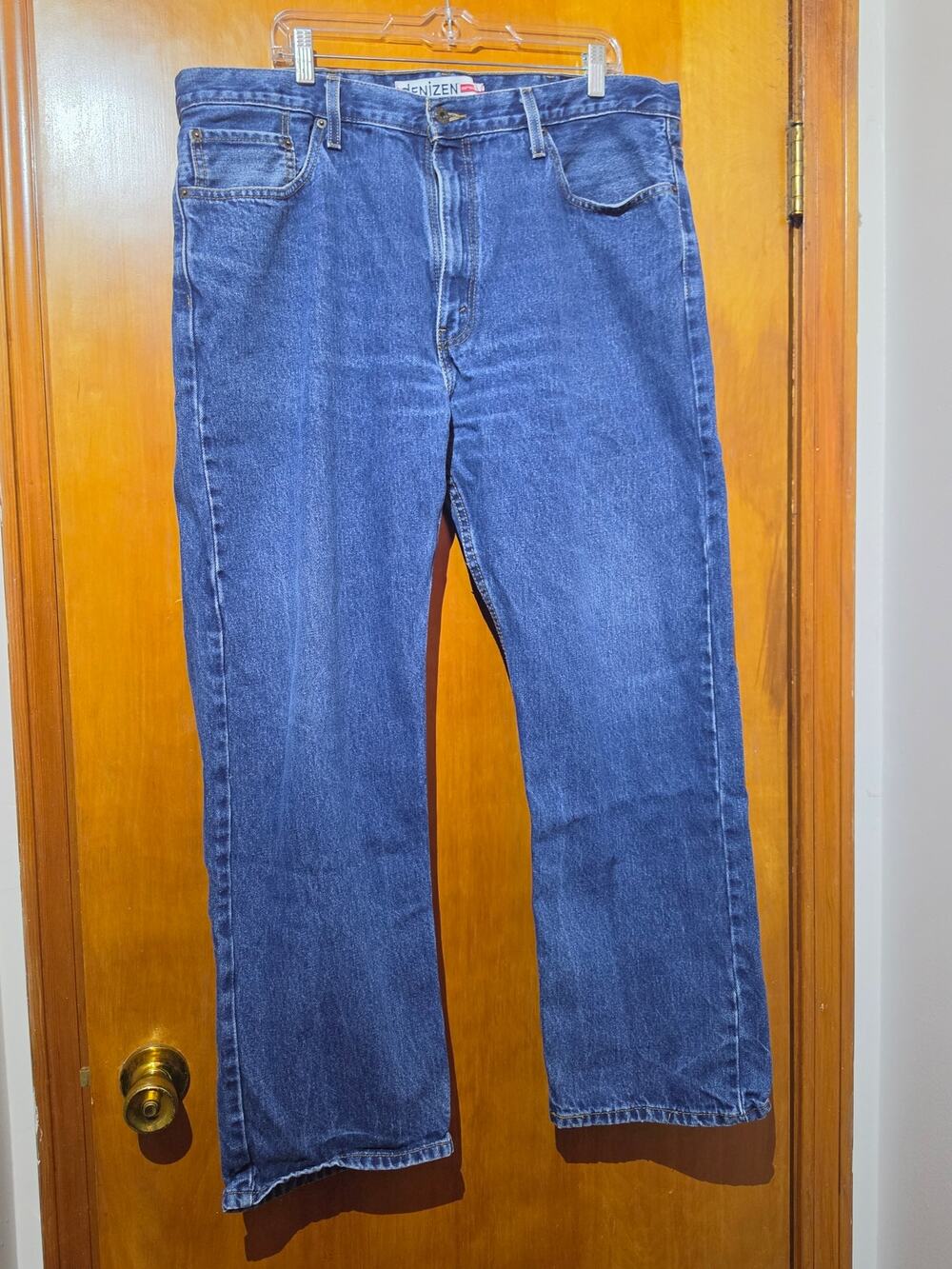 DENIZEN from Levi’s 236 Regular Fit Straight Leg Jeans Mens 40x29 Medium Wash